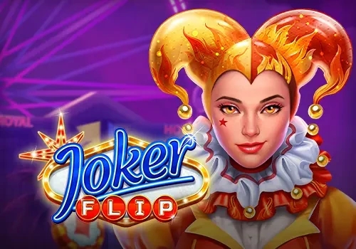 Joker Flip kaartspel interface met kleurrijke joker kaarten en speelse animaties